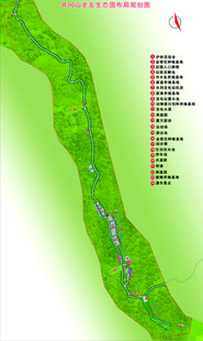 养殖场设计案例彩色平面图