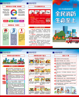 消防宣传日折页