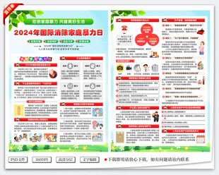 反对家暴宣传单