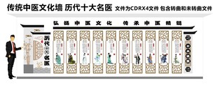 中医文化墙 十大名医