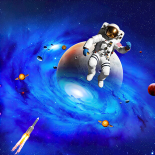宇宙星空宇航员