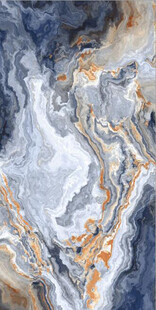 高清蓝色大理石石纹