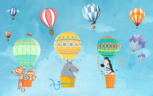 卡通儿童房背景墙