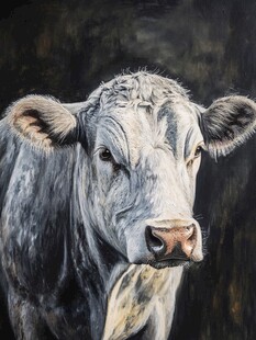 油画牛素材-油画牛图片-油画牛设计模板-昵图网