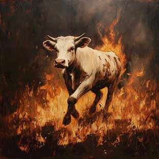 油画牛素材-油画牛图片-油画牛设计模板-昵图网