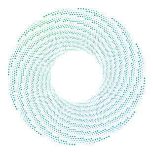 科技螺旋点状图