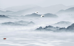 爆款 最新大气山水 TIF分层