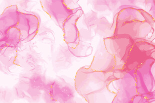 粉色梦幻水彩矢量背景