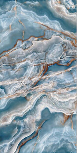 高清蓝色大理石石纹