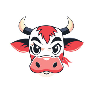 动物可爱小牛头像