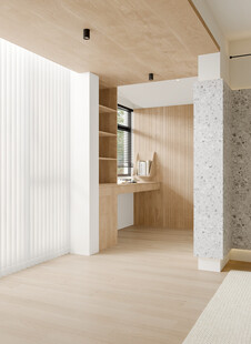 奶油风直播背景墙