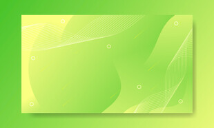 黄绿渐变抽象矢量背景