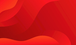 红色曲线抽象矢量背景