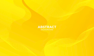 黄色几何抽象矢量背景