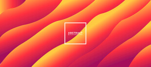 橙色三维抽象矢量背景