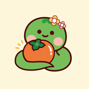 小青蛇大吉大利可爱