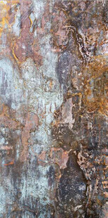 高清斑驳红褐色墙面纹理