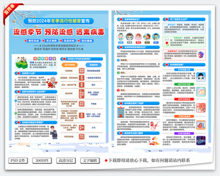 冬季流感预防宣传单