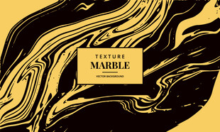 黑黄色酸性流体矢量背景