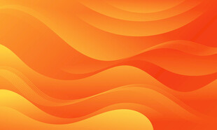 橙黄色渐变抽象矢量背景