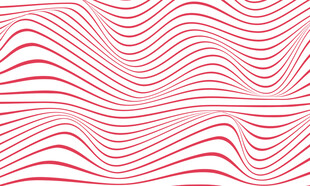 红色条纹3d波浪线矢量背景