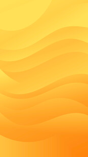 黄色曲线抽象矢量背景