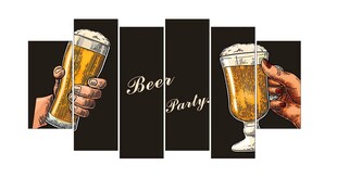 啤酒烧烤网红墙