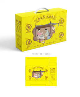 黄豆挂面彩盒