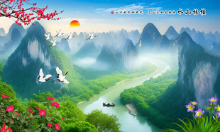 桂林山水画