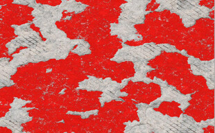 高清斑驳红色墙面纹理