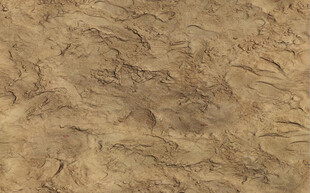 高清斑驳黄褐色泥墙纹理