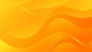 橙黄色波浪矢量背景