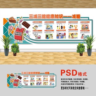 减糖文化墙