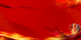 红色背景金红奖杯企业背景