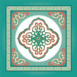 墙壁花纹背景纹样