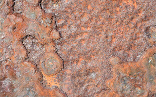 高清斑驳黄褐色锈迹纹理