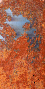 高清斑驳红色锈迹纹理