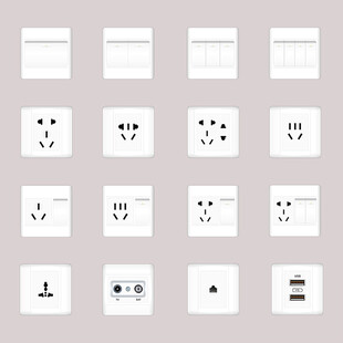 国标排插合集矢量文件