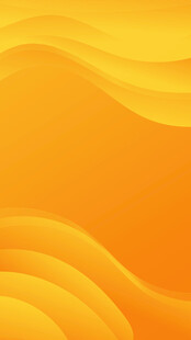 黄色渐变波浪矢量背景