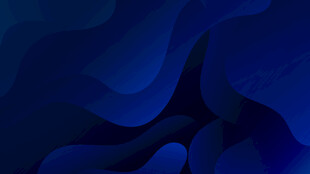 深蓝色渐变波浪矢量背景