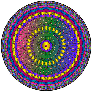天花吊顶穹顶彩色教堂玻璃