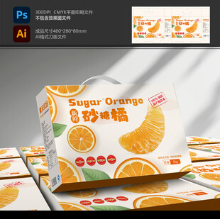 橘子礼盒包装