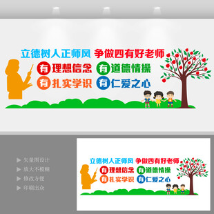 教师办公室文化墙