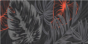 高清黑色树叶大理石石纹