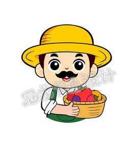 卡通果农伯伯