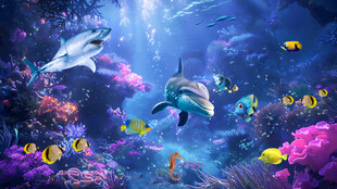 海底生物海底世界