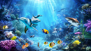 海底世界海底生物