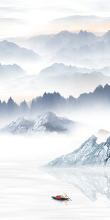 蓝色 高档新传玄关 TIF分层