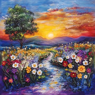 抽象风景画抽象油画素材-抽象风景画抽象油画图片-抽象风景画抽象油画