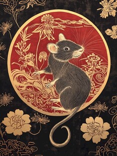 金鼠吉祥鼠年素材-金鼠吉祥鼠年图片-金鼠吉祥鼠年设计模板-昵图网